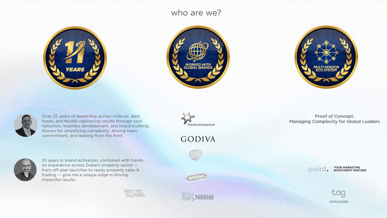 Brand introduction slide